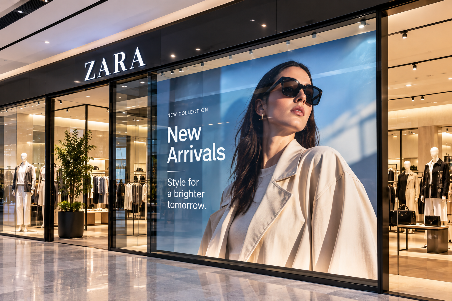 Window branding and storefront visuals